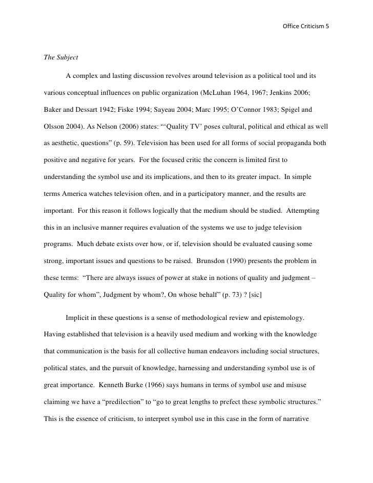 television and propaganda essay